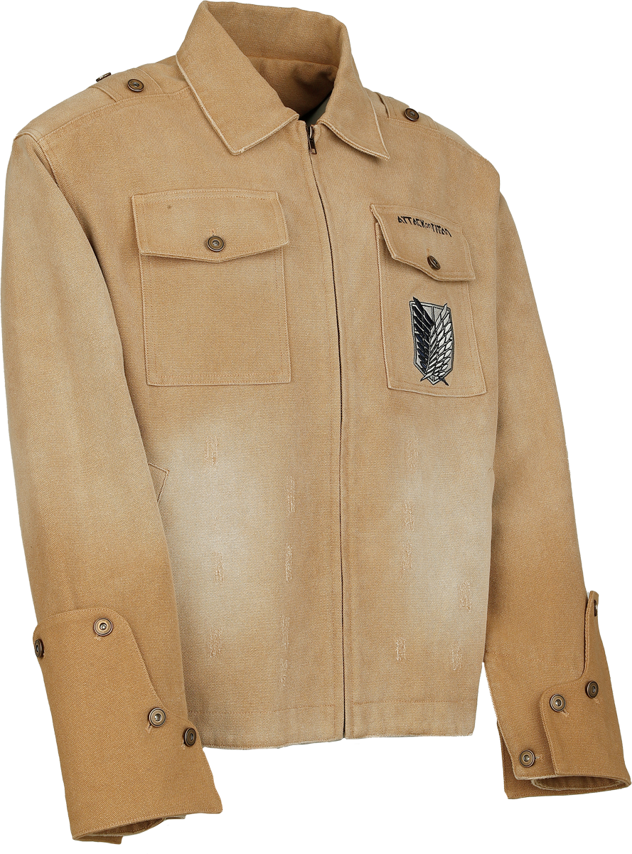 Attack On Titan Colossal Titan Jeans Jacket brown - Image 3