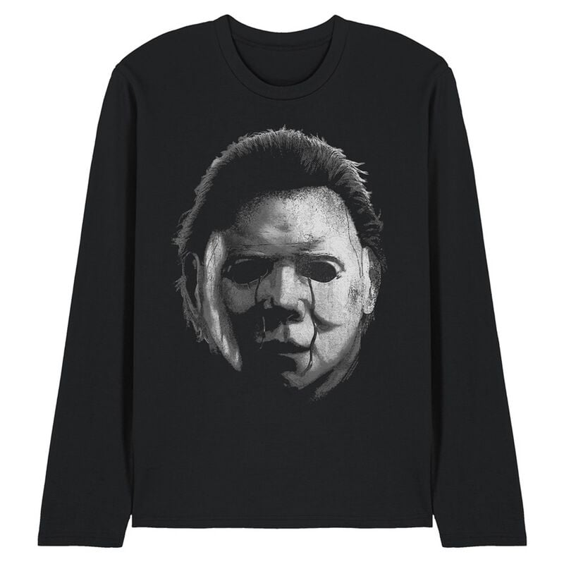 Halloween Michael Myers - Face Long-sleeve Shirt black - Image 2