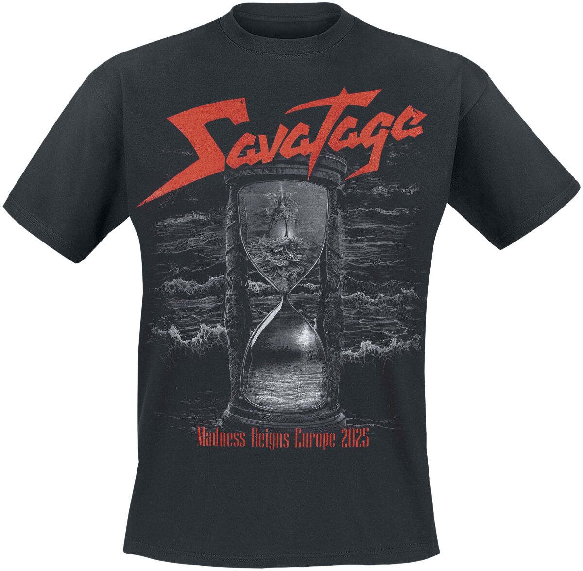 Savatage Hourglass - Tour 2025 T-Shirt black - Image 2