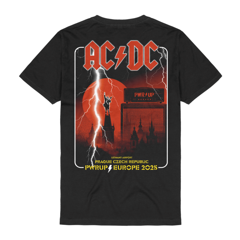 AC/DC Prague T-Shirt black - Image 3