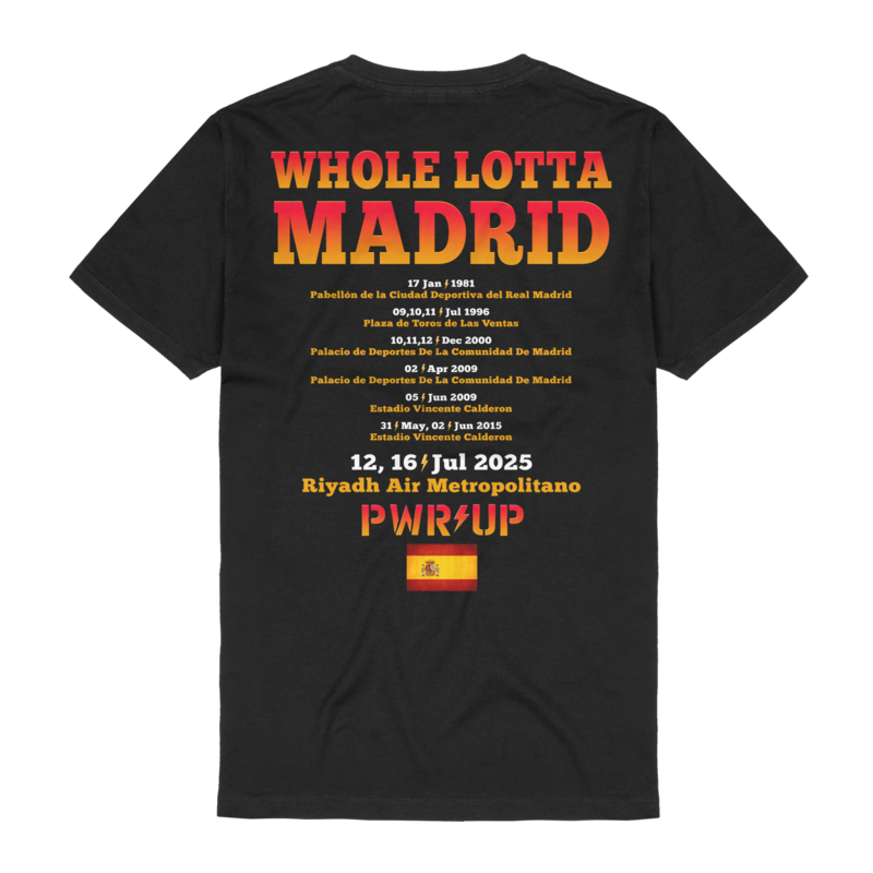 AC/DC Madrid T-Shirt black - Image 3