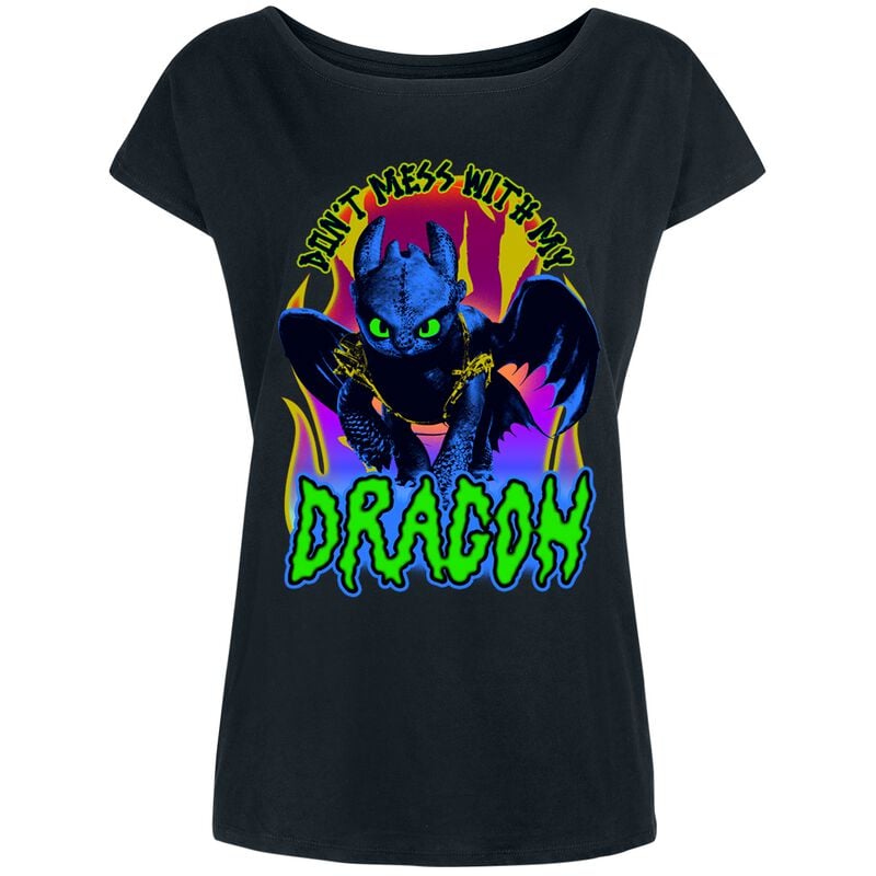 How to Train Your Dragon Dragon T-Shirt black - Image 2