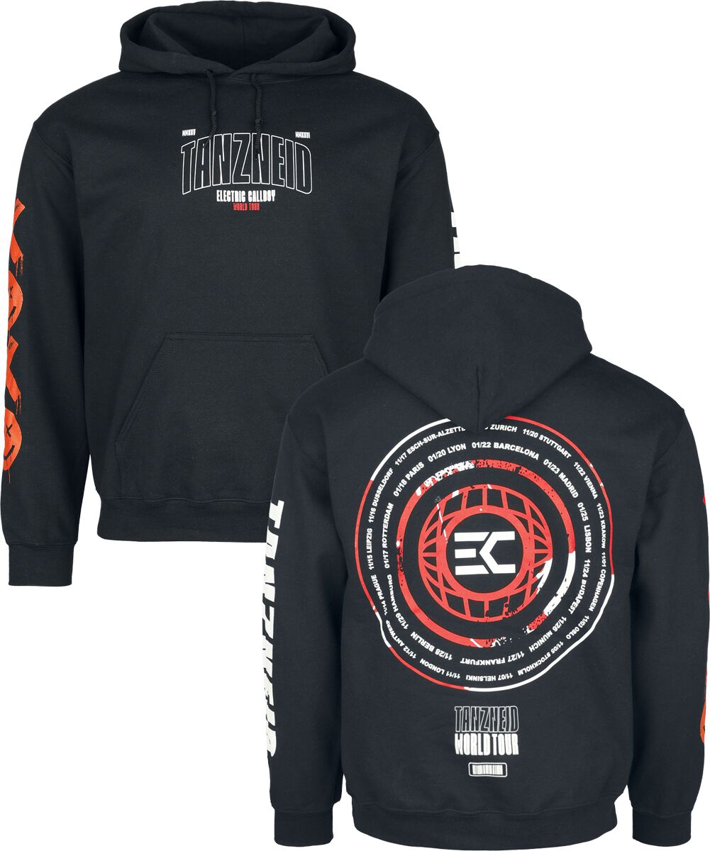 Electric Callboy Tanzneid Tour Circle Hoodie black - Image 2