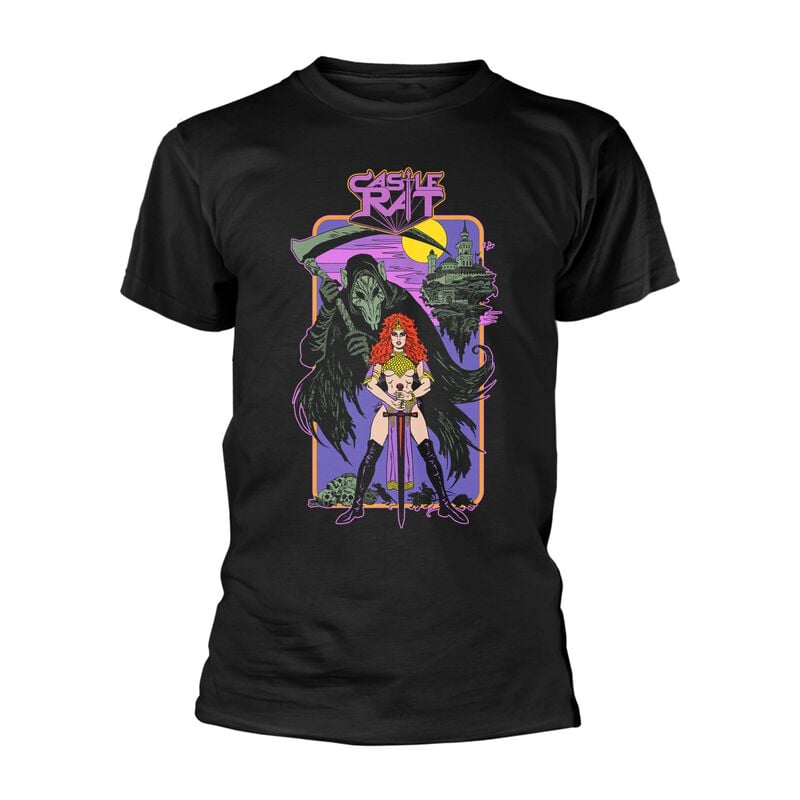 Castle Rat Now Is Forever T-Shirt black - Image 2