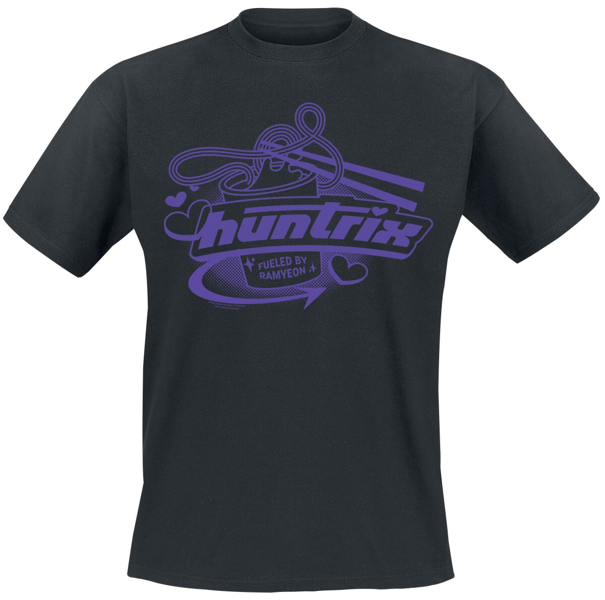 KPop Demon Hunters Huntrix - Fueled by Ramyeon T-Shirt black - Image 2