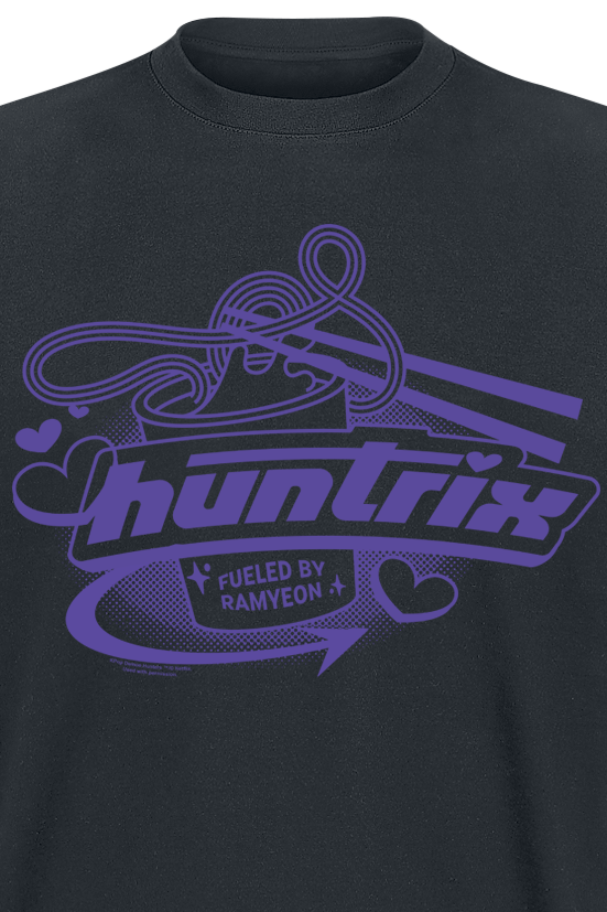 KPop Demon Hunters Huntrix - Fueled by Ramyeon T-Shirt black - Image 3
