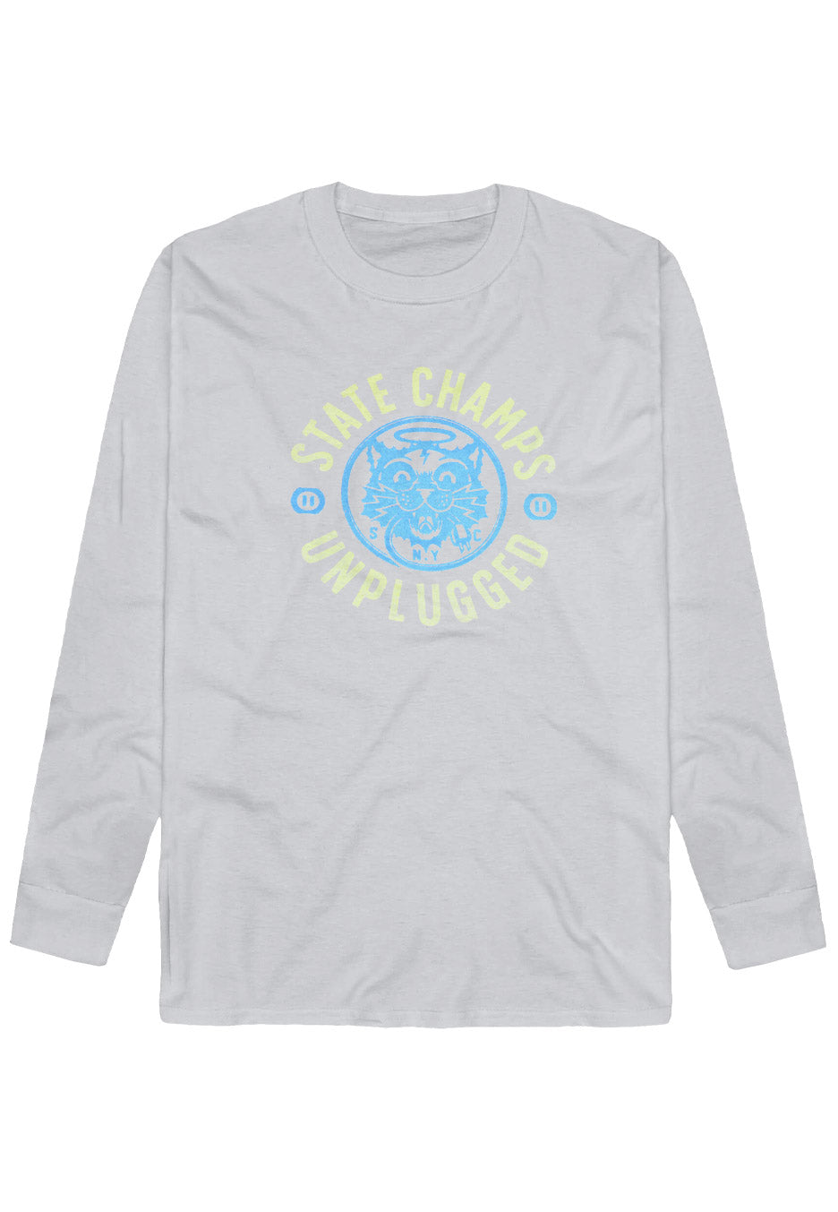 State Champs - Cat Unplugged Sportsgrey - Longsleeve - grey - S - 90% Cotton, 10% Polyester,Jersey
