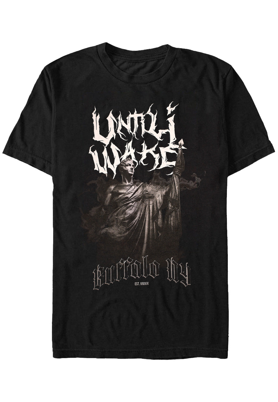 Until I Wake - Roman - T-Shirt - black - XL - 100% Cotton