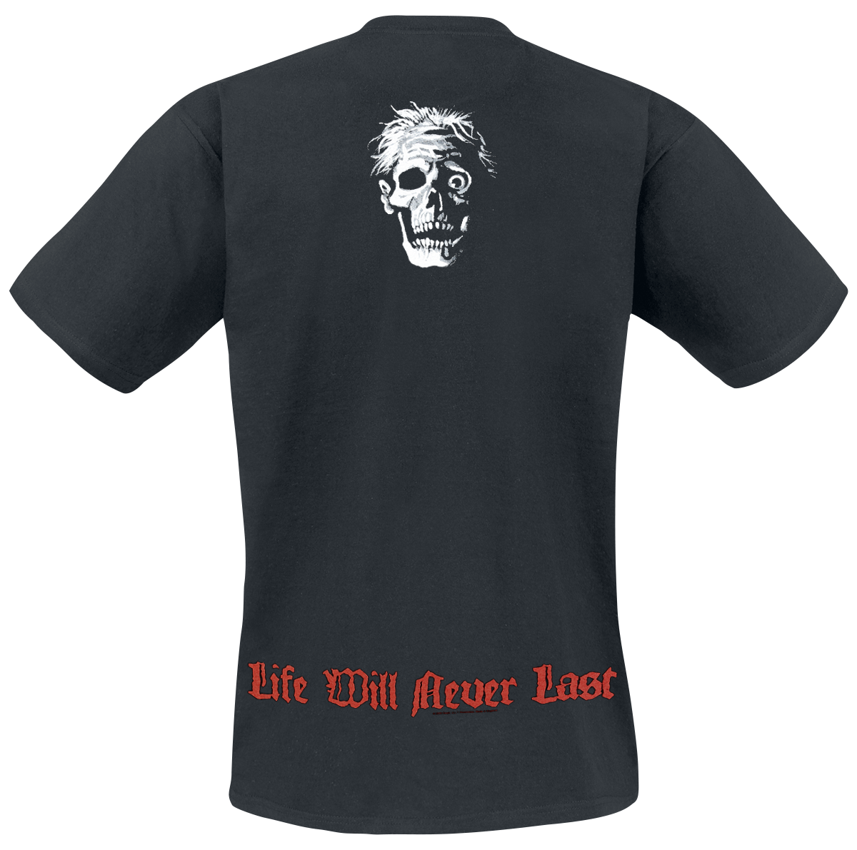 Death Life Will Never Last T-Shirt black - Image 3