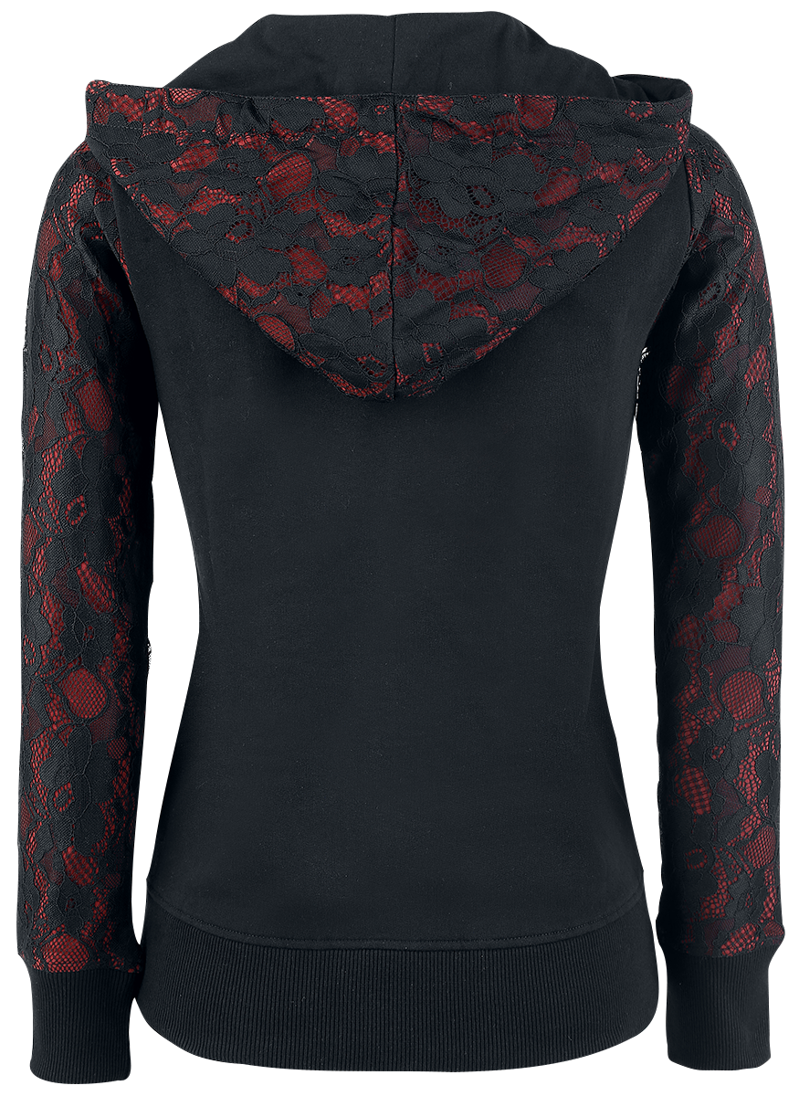 Gothicana by EMP Freaking Out Loud Hoodie Jacket black - Image 3