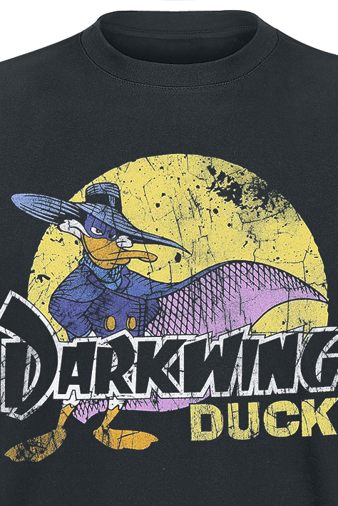 Darkwing Duck A Duck Night Rises T-Shirt black - Image 3