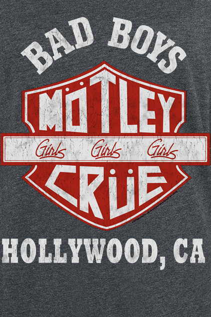 Mötley Crüe Bad Boys T-Shirt grey black - Image 3
