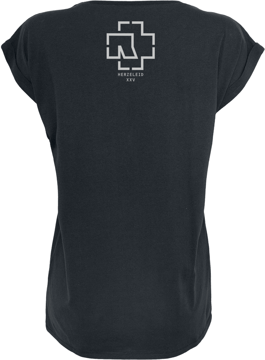 Rammstein Herzeleid Blume T-Shirt black - Image 3