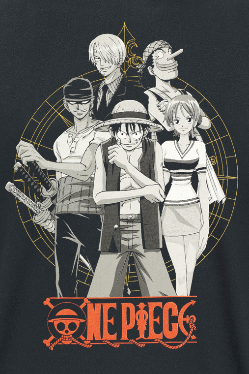 One Piece One Piece - Group T-Shirt black - Image 3