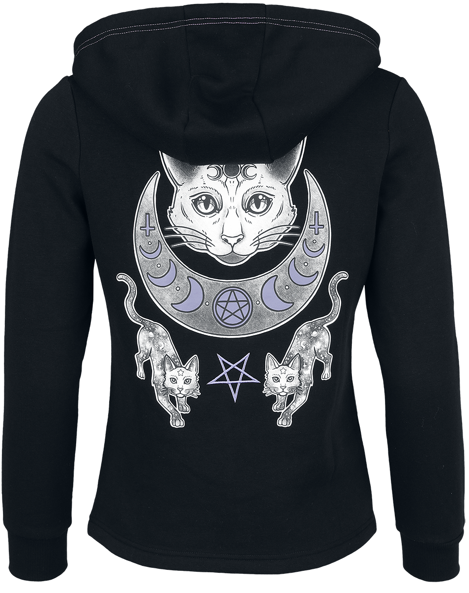Gothicana by EMP Sorry, I have plans with my cat Hoodie Jacket black - Image 3