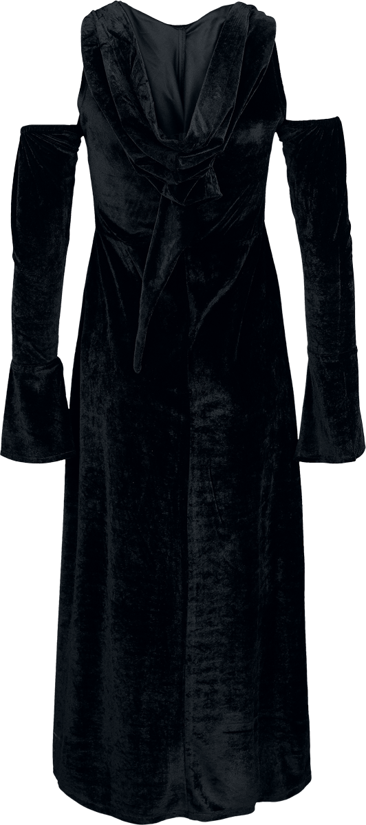 Gothicana by EMP Hooded Dress Maxi Dress black - Image 3
