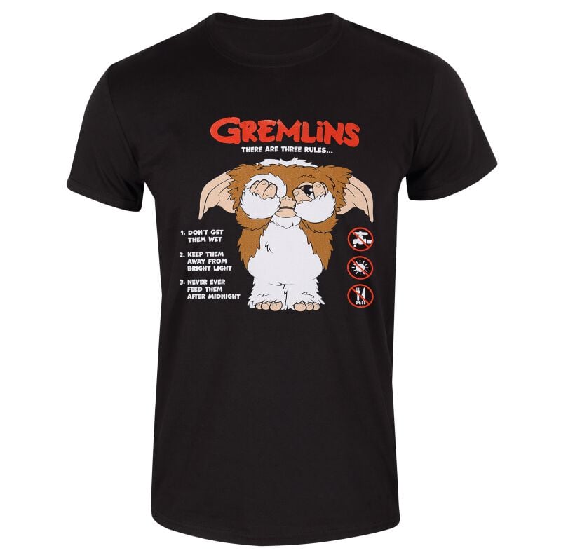 Gremlins The Rules T-Shirt black - Image 2