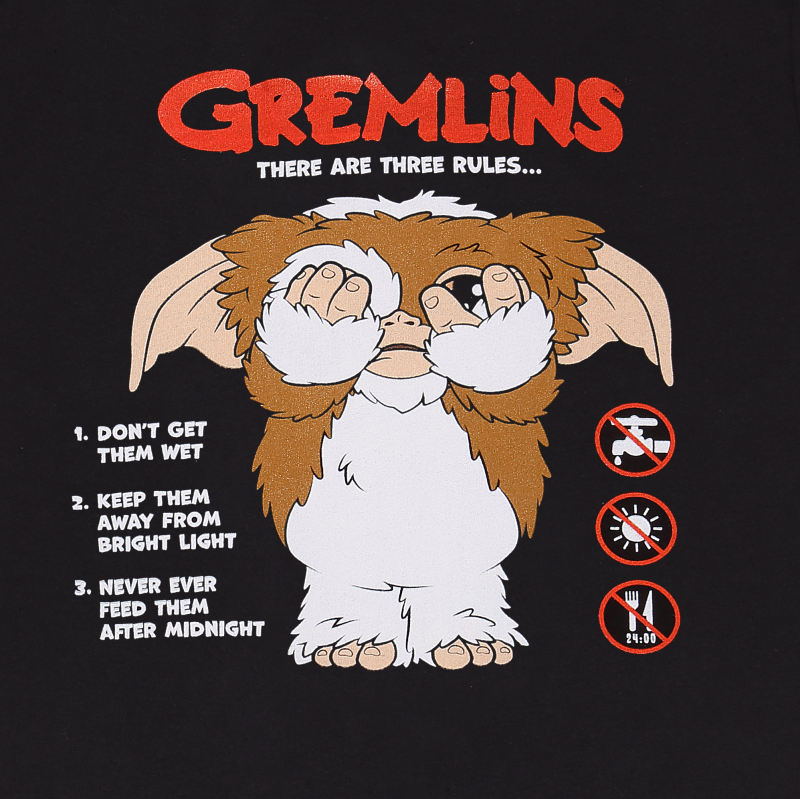 Gremlins The Rules T-Shirt black - Image 3