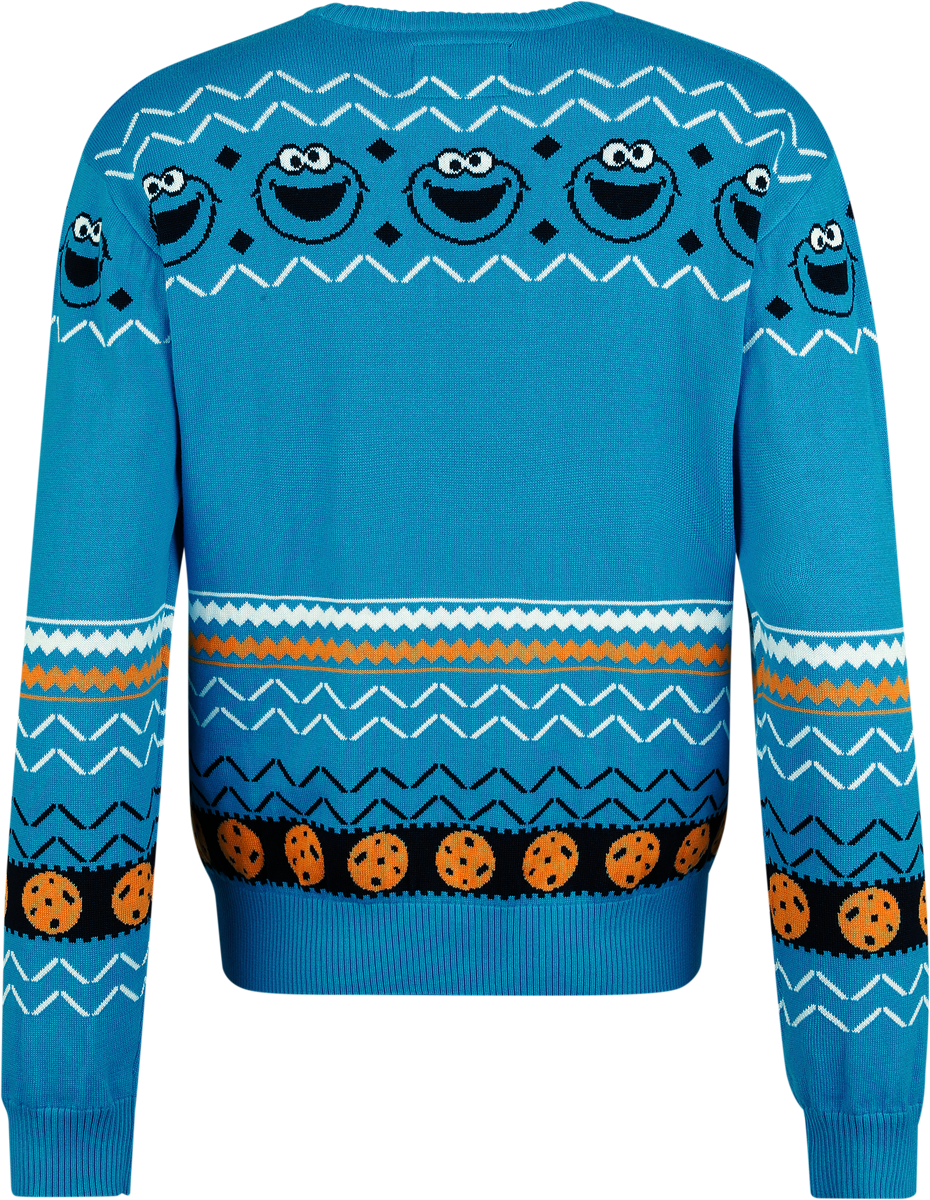 Sesame Street Cookie Season Christmas jumper multicolour - Image 3