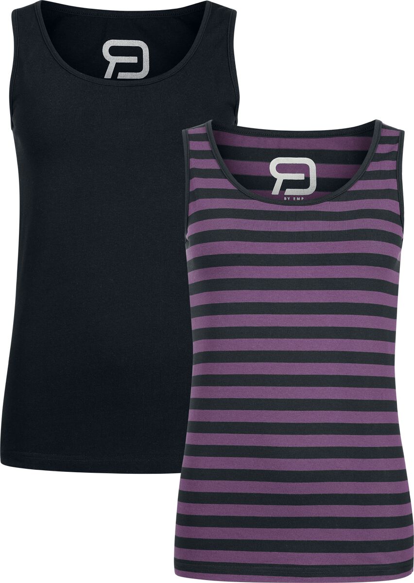 RED by EMP 2-pack Vests Top black lilac - Image 2