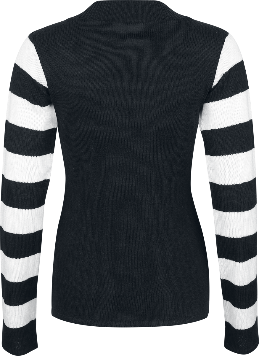 Poizen Industries Revel Top Sweatshirt black white - Image 3