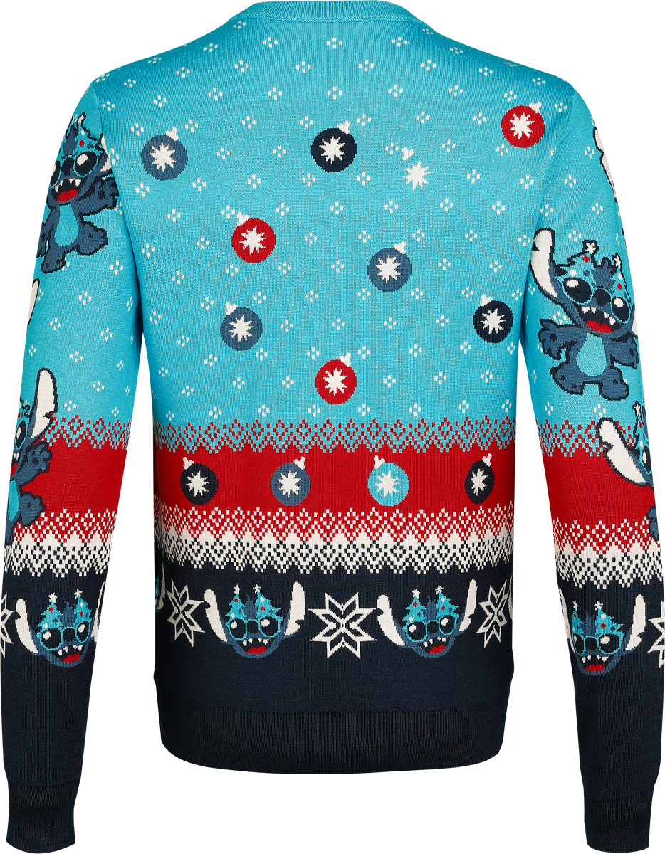 Lilo & Stitch Happy Stitchmas Christmas jumper multicolour - Image 3