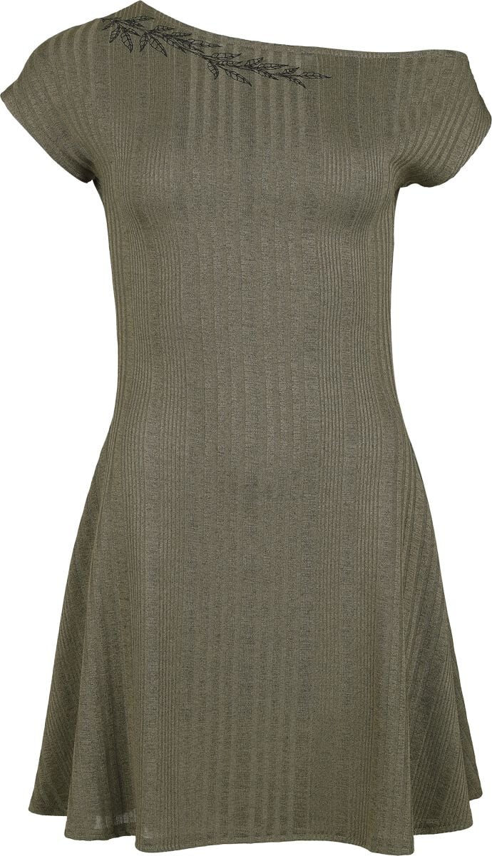 Killstar Forest Fable - Ethereal Forest Mini Dress Mini Dress khaki