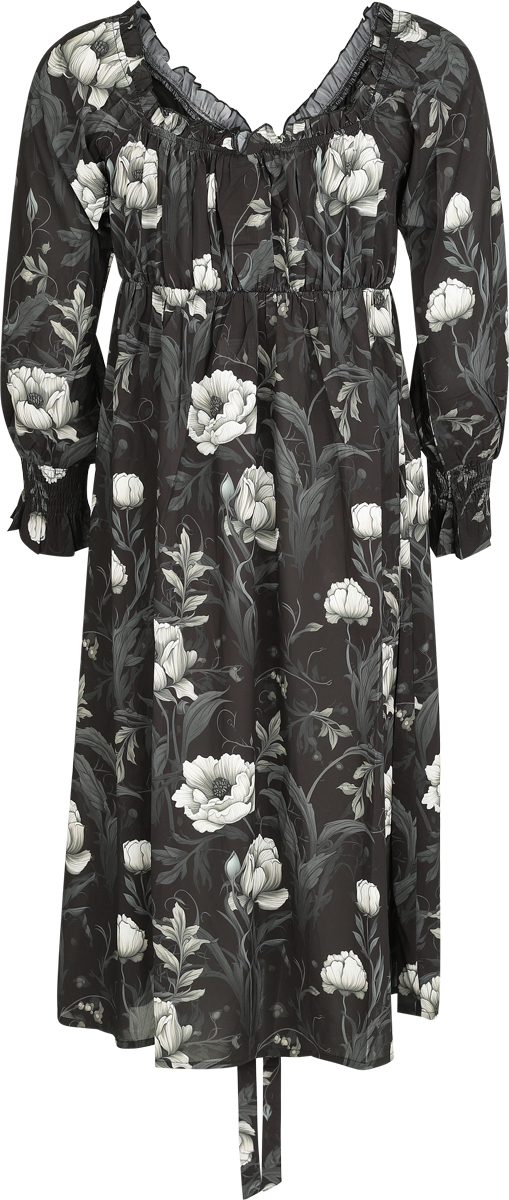 Killstar Nocturne Nights - Ivory'S Chorus Midi Dress Midi Dress black - Image 3