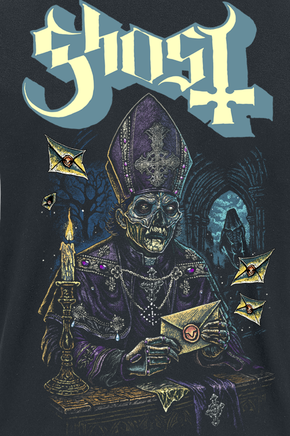 Ghost Missive T-Shirt black - Image 3