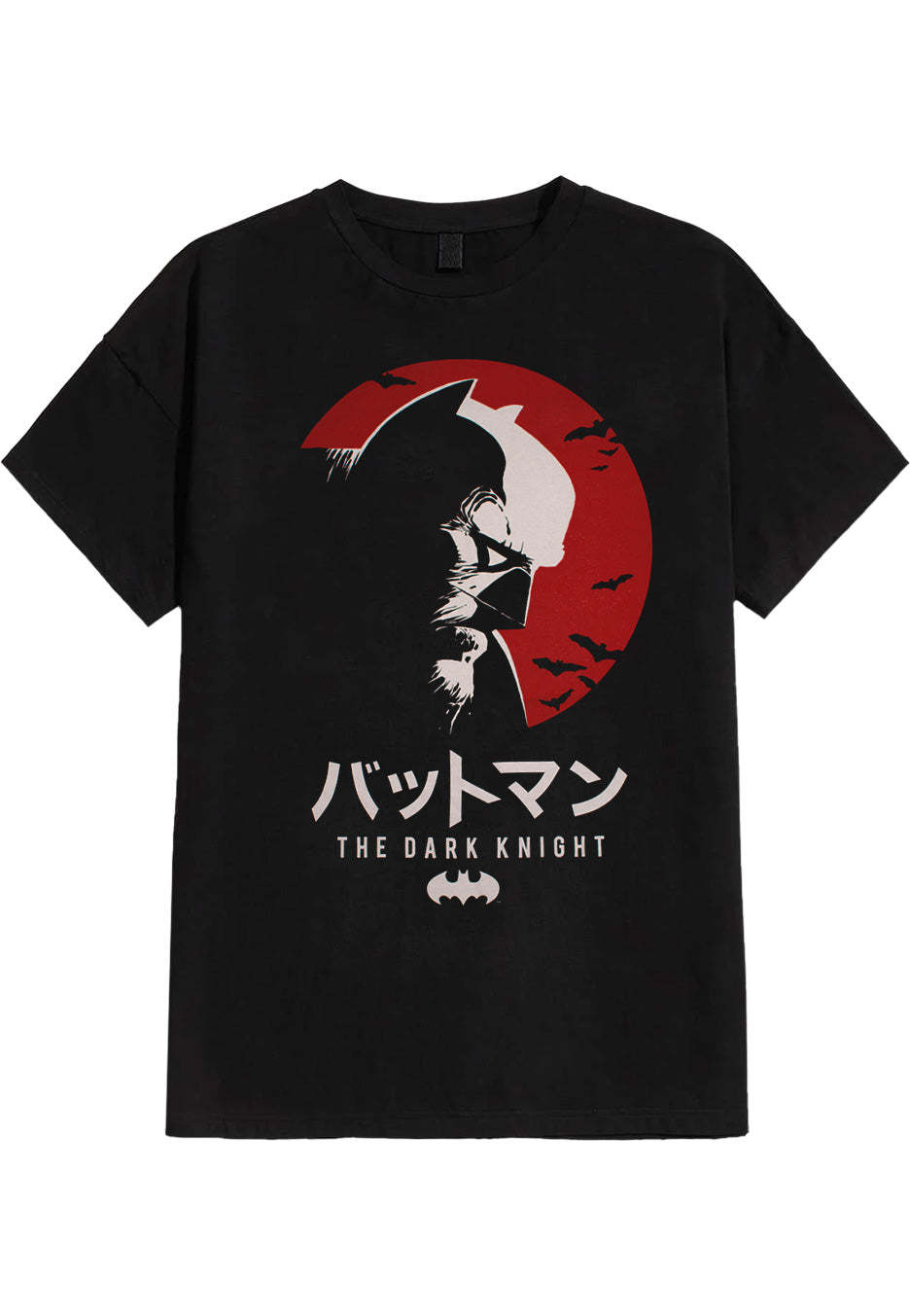 Batman - Japanese Dark Knight - T-Shirt - black - M - 100% Cotton,Jersey