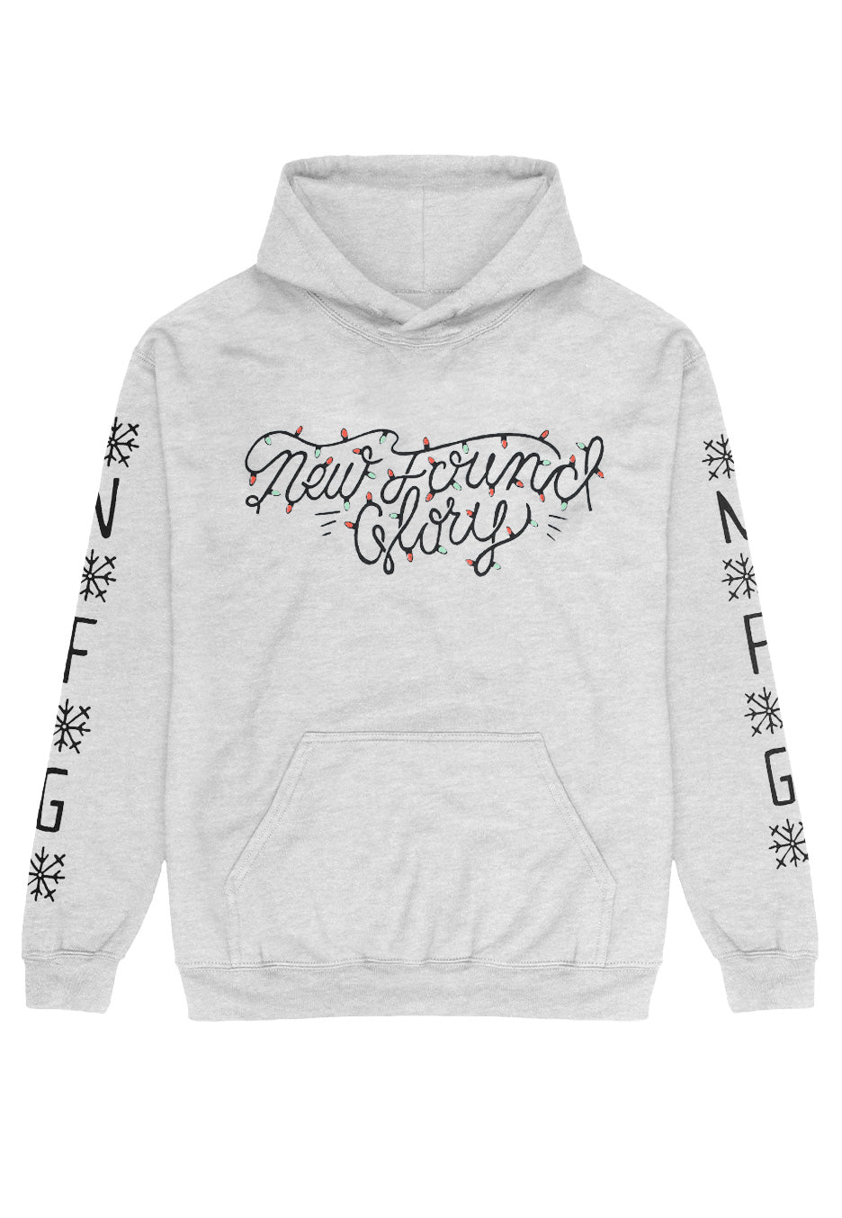New Found Glory - December's Here Sportsgrey - Hoodie - grey - XXL - 50% Cotton, 50% Polyester,Sweat