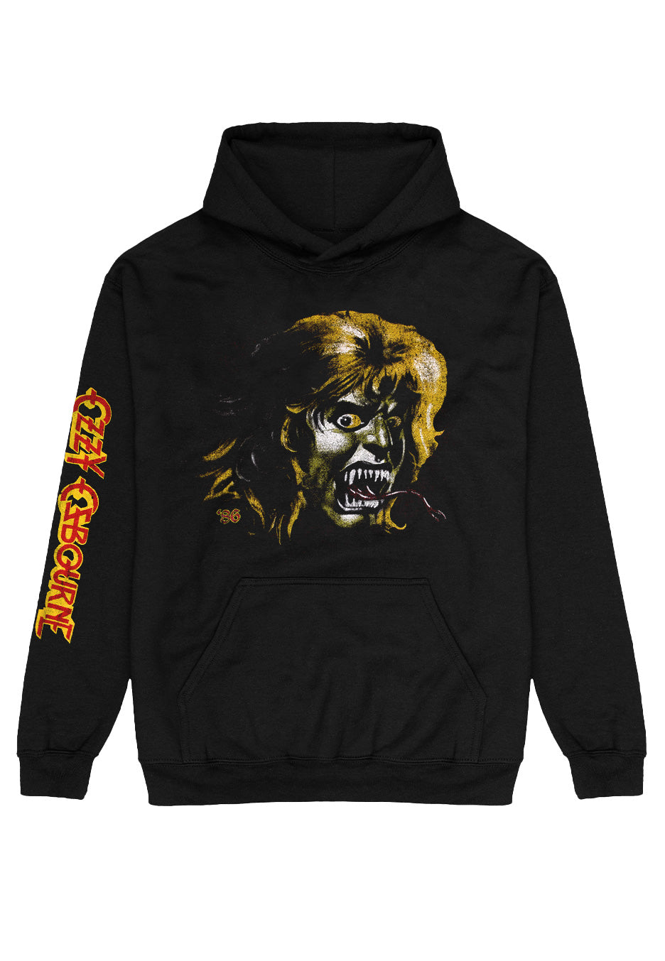 Ozzy Osbourne - Ozzy Demon - Hoodie - black - S - 50% Cotton, 50% Polyester