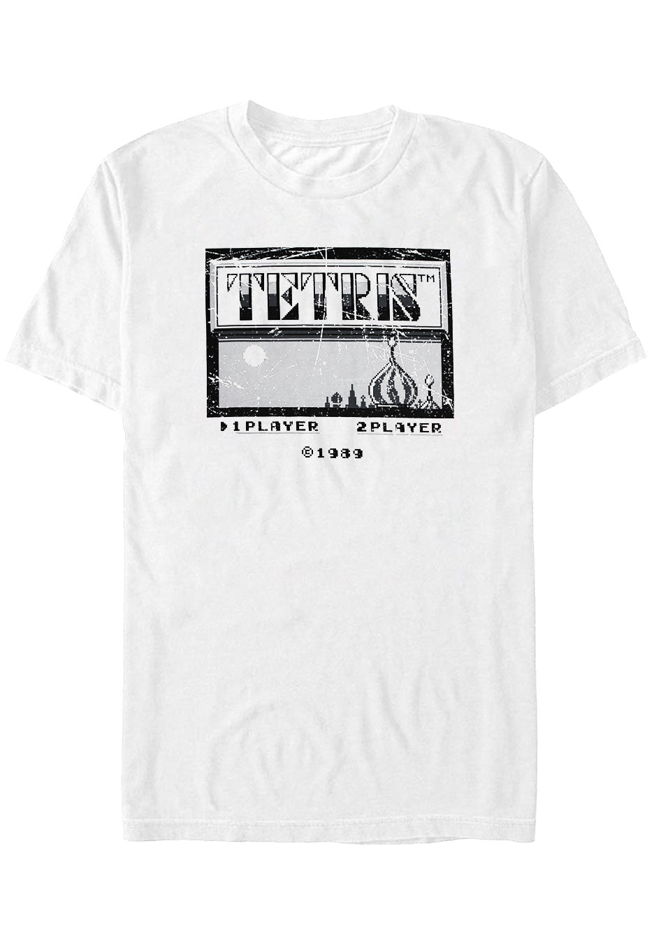 Tetris - Starprint White - T-Shirt - white - XXL - 100% Organic Cotton,Jersey