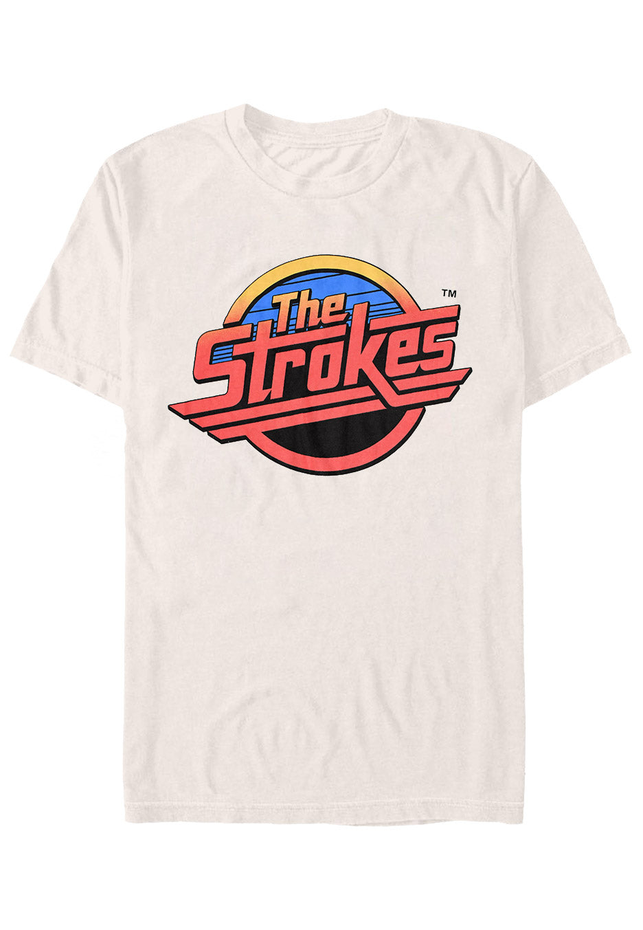 The Strokes - Red Logo Beige - T-Shirt - beige - XXL - 60% Cotton, 40% Polyester